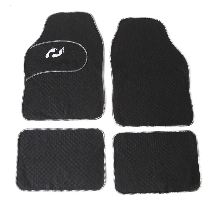 Car Floor Mats 4-piece Blanket Material, Universal Non-slip Floor Mats for All Seasons Wholesale Foreign Trade