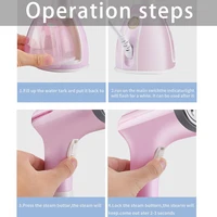 saengQ Handheld Garment Steamer 1500W Electric Household Fabric Steam Iron 280ml Portable Vertical Fast-Heat For Clothes Ironing 3