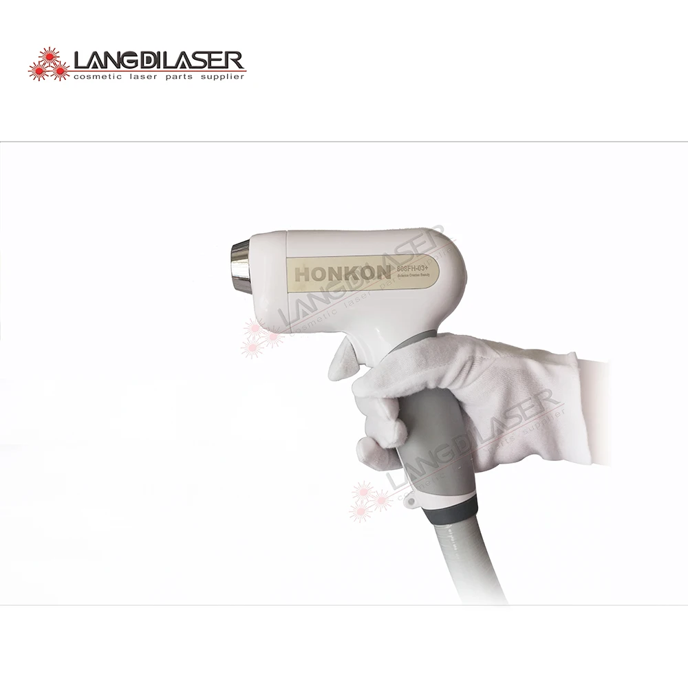 Honkonlaser diode laser hand piece , honkon laser 808 / 1064 / 755nm diode laser hair removal handle