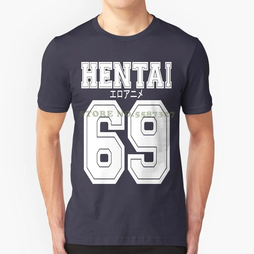 Hentai 69 Shirt 100% Pure Cotton T-Shirt Hentai Kawaii Sexy Ecchi Roleplay Rule 34 Manga Waifu Onii Chan Nsfw Black White