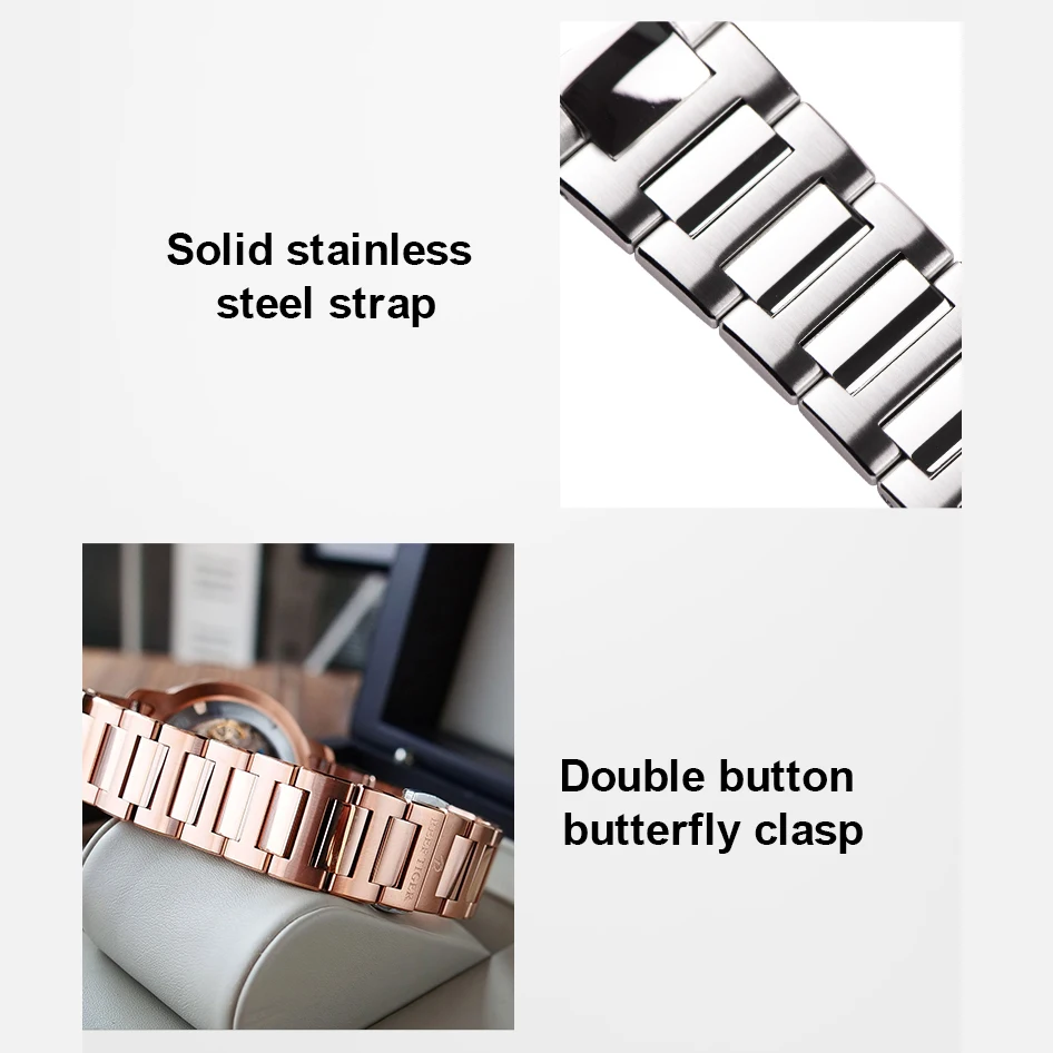 Reef Tiger Mens Automatic Watches,Men Watch Luxury Brand Mechanical Wristwatch 100M Waterproof Sapphire Mirror Month Week Date