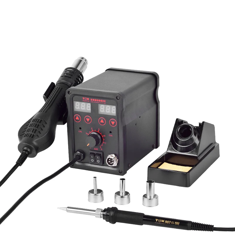 

SR8586 Portable Professional Hot Air Anti-Static Mobile Repair Rework And Soldering Station