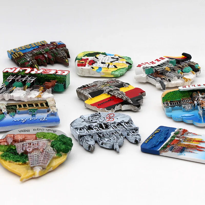 ألمانيا كولونيا كاتدرائية برلين هايدلبرغ نايكال دريسدن ميونيخ ألمانيا السياحة تذكارية الثلاجة المغناطيسي الثلاجة ملصقات #2