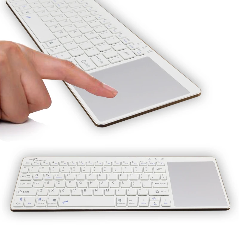 Wireless English Bluetooth keyboard for Windows Android PC, touchpad for iOS system 13.5.1