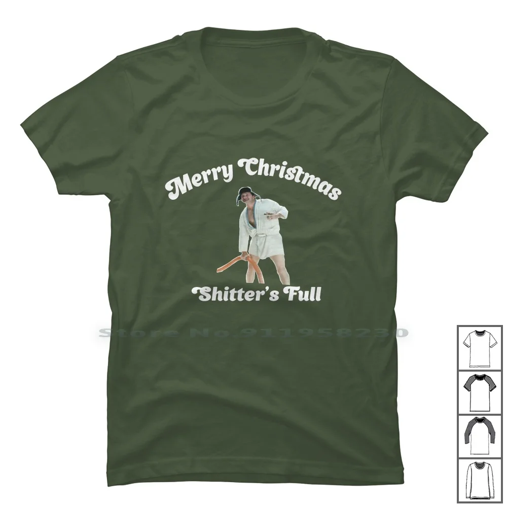 Merry Christmas Shitter Full T Shirt 100% Cotton Merry Christmas Years Merry Claus Eddie Tree 2019 Full New Hit Die Us