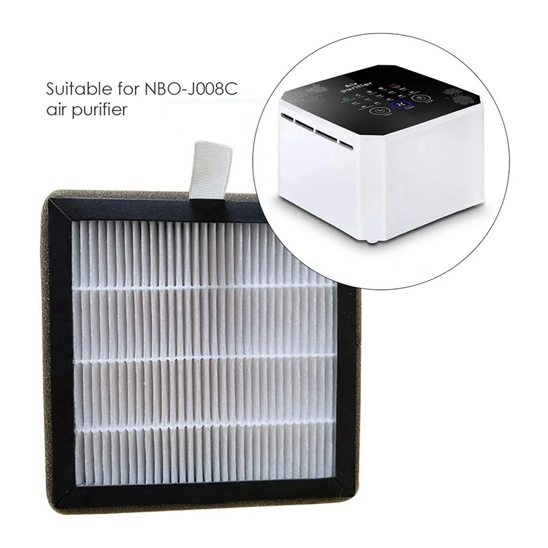 AD-Replacement Filter,with HEPA Filter for Sleeping Outdoor Sports Housework, for Nobico J003 J006 J008 J009 Air Purifier