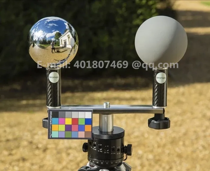 Imagem -02 - Vfx Hdri Bola Diâmetro 200 mm Efeitos Visuais Bola Fotografia Coleção Bola 18 Espelho Cinza Coleção Filme Bola Refletor