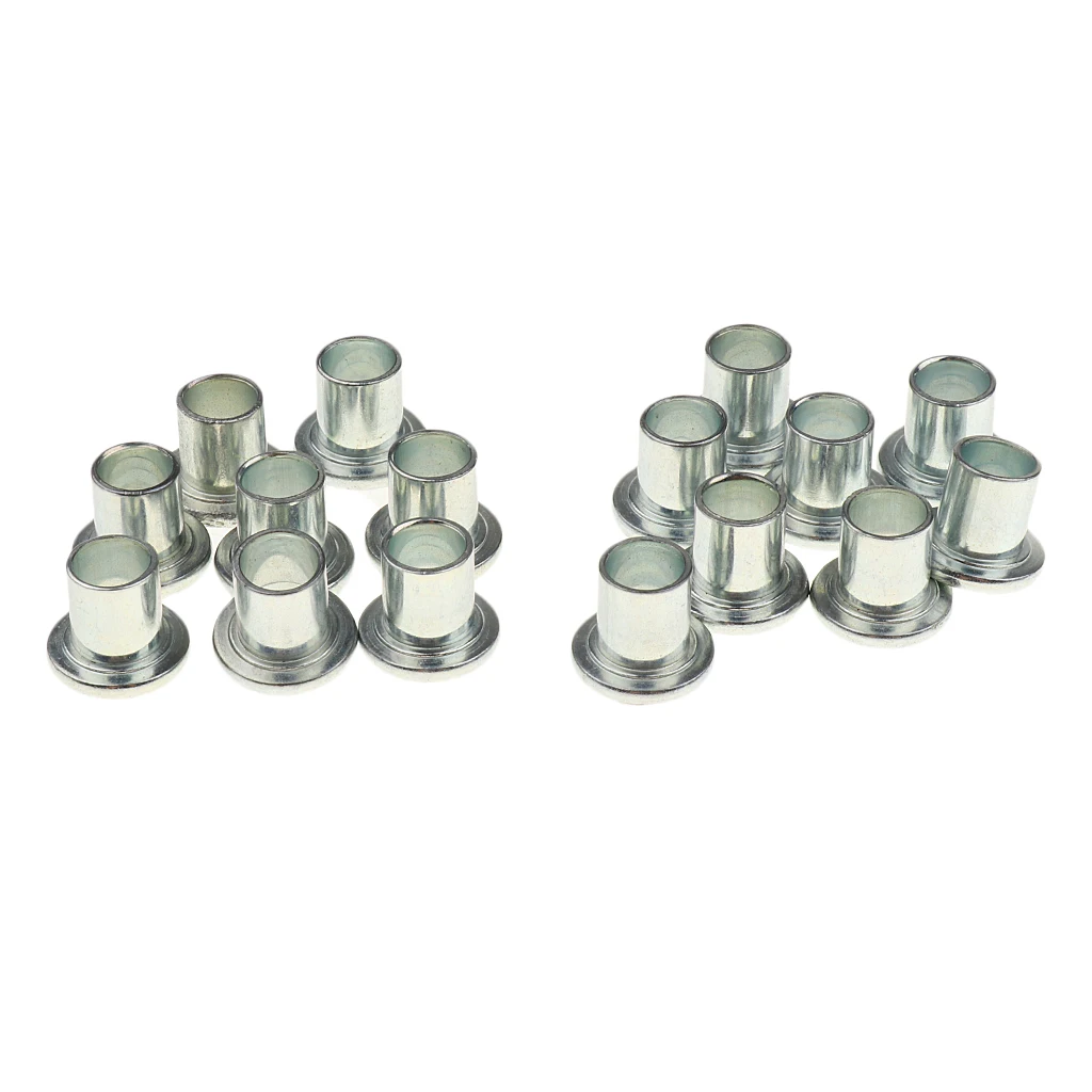 16Pcs Iron Roller ล้อสเก็ตอุปกรณ์เสริมศูนย์แบริ่ง Bushing Spacer