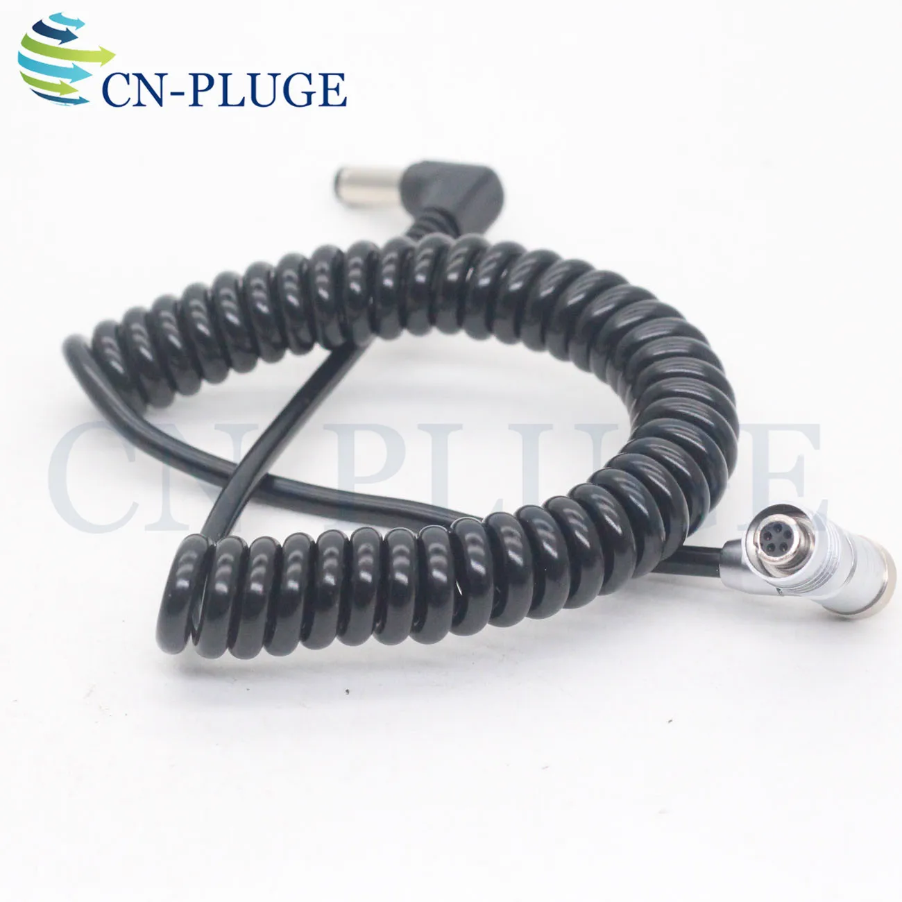 For PORTKEYS LH5H Monitor Power Cable Spring Wire DC2.5 To Right Angle 5 Pin Female