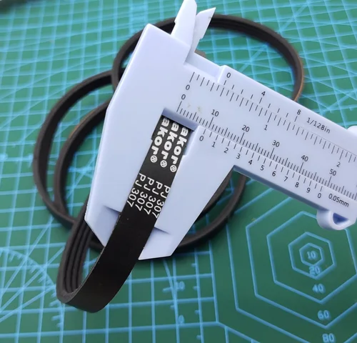 Imagen 2 del producto PJ307 Mini cinta transportadora de correa de transmisión de goma para compresor de aire