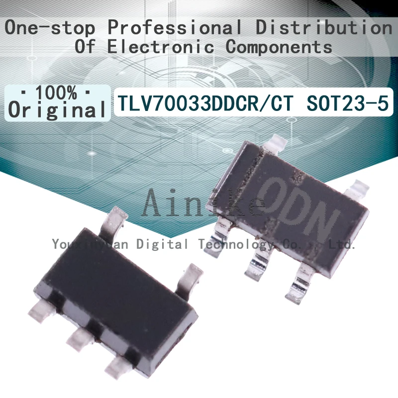 

10/Pcs New Original TLV70033DDCR TLV70033DDCT Code ODN SOT23-5 Low voltage differential regulator IC chip