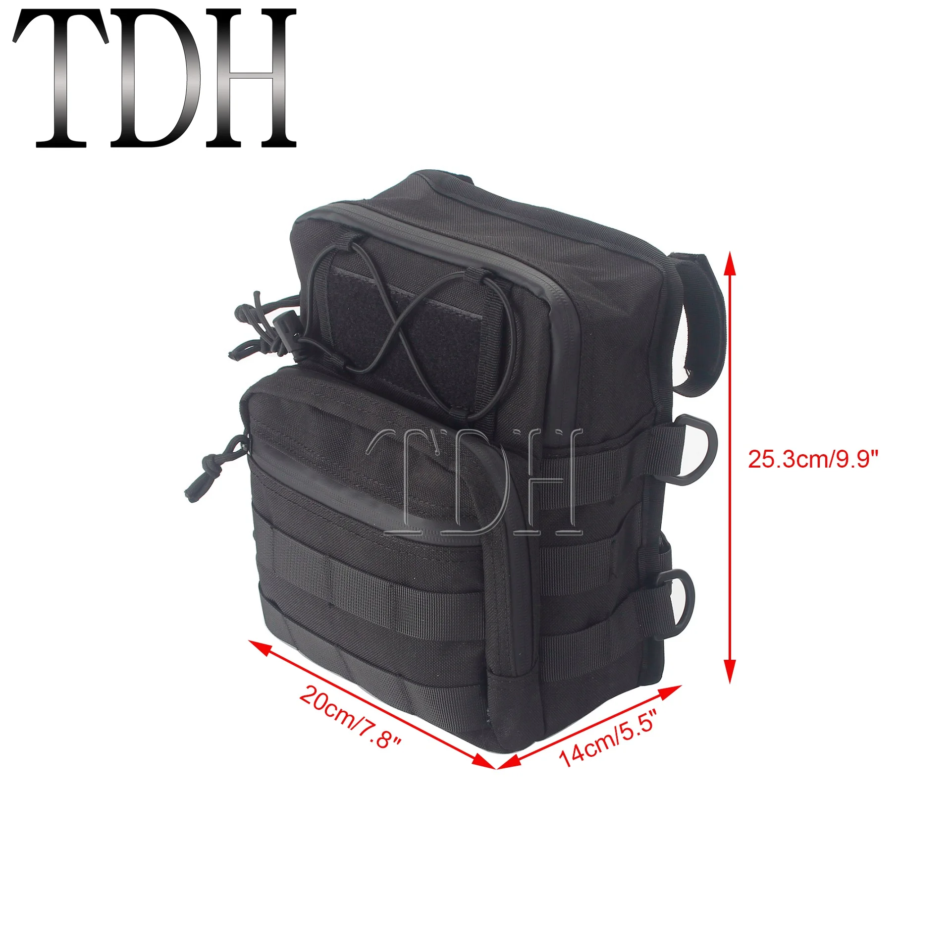 Motocicleta Handlebar Bag para Harley Honda Softail Dyna Sportster Chopper, Ferramenta de Viagem Malas, Armazenamento Universal, impermeável, T Bar