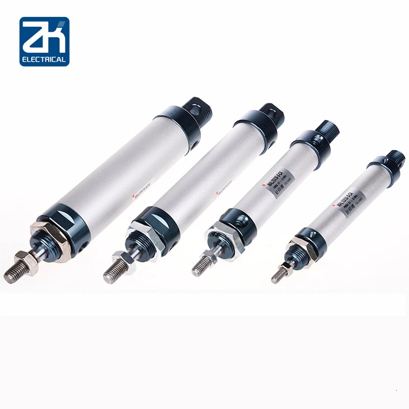 

MAL Series Mini Pneumatic Cylinder 16/20/25/32mm Bore 25-300mm Stroke Double Acting Aluminum Alloy Air Cylinder