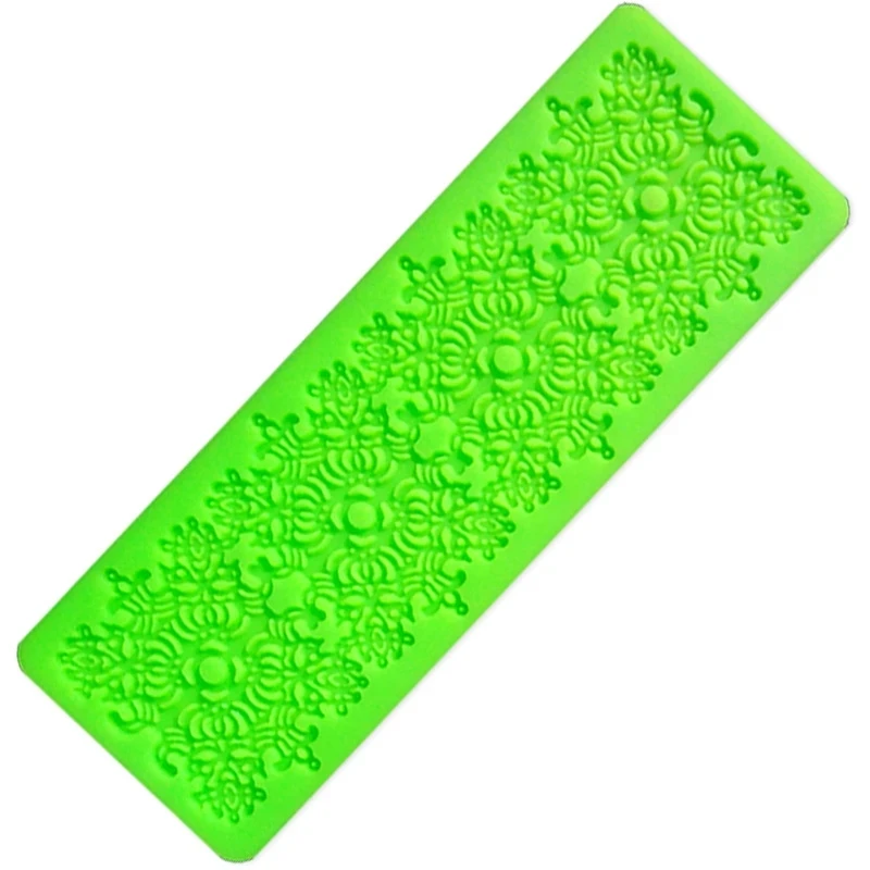 Silicone Lace Mold Mould Sugar Craft Fondant Cake Decorating Tools Embossed Mold Cake Decorating Mould Baking Tool D701