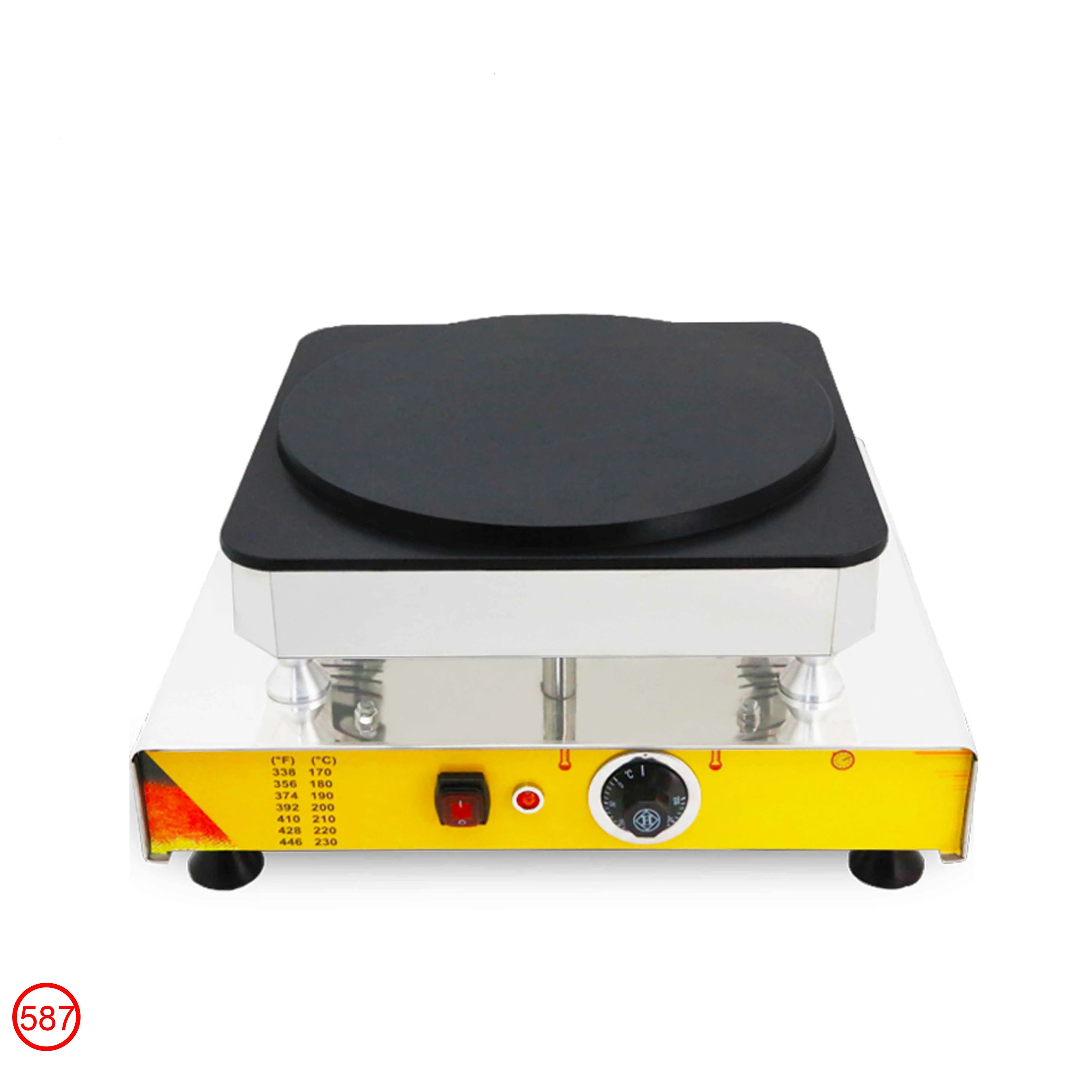 Commercial Electric Pancake Maker Single Plate Crepe Maker Frying Pan Pancake Waffle Machine Bakery Oven Kitchen Appliances