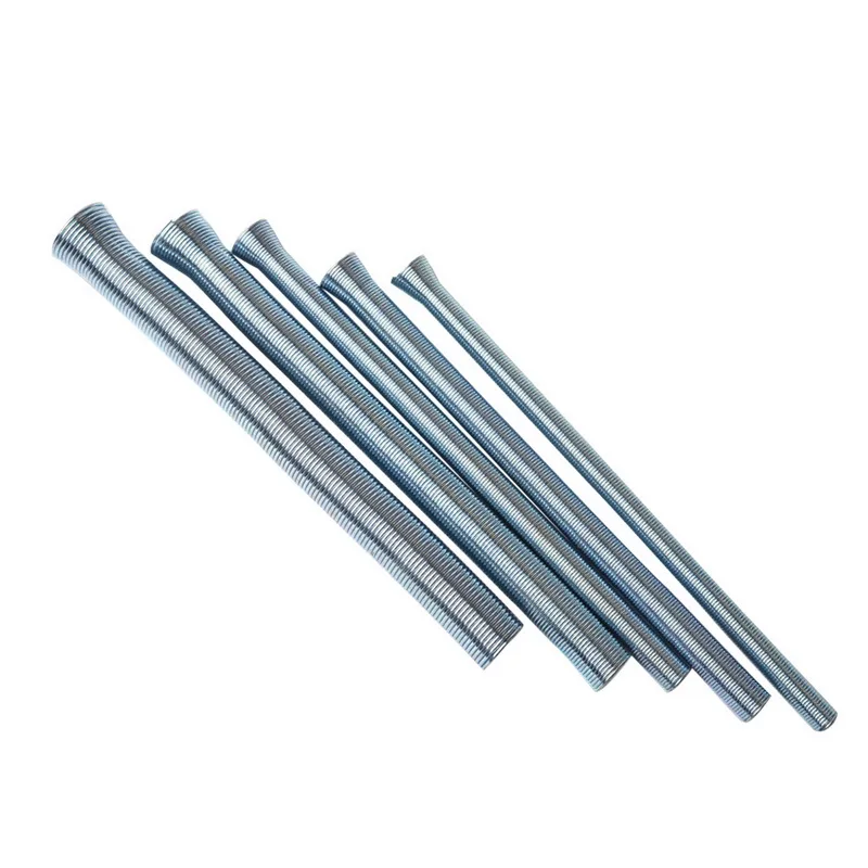 5pcs/set air condition copper pipe bender pipe bending tool outside style aluminum pipeline spring tube bender