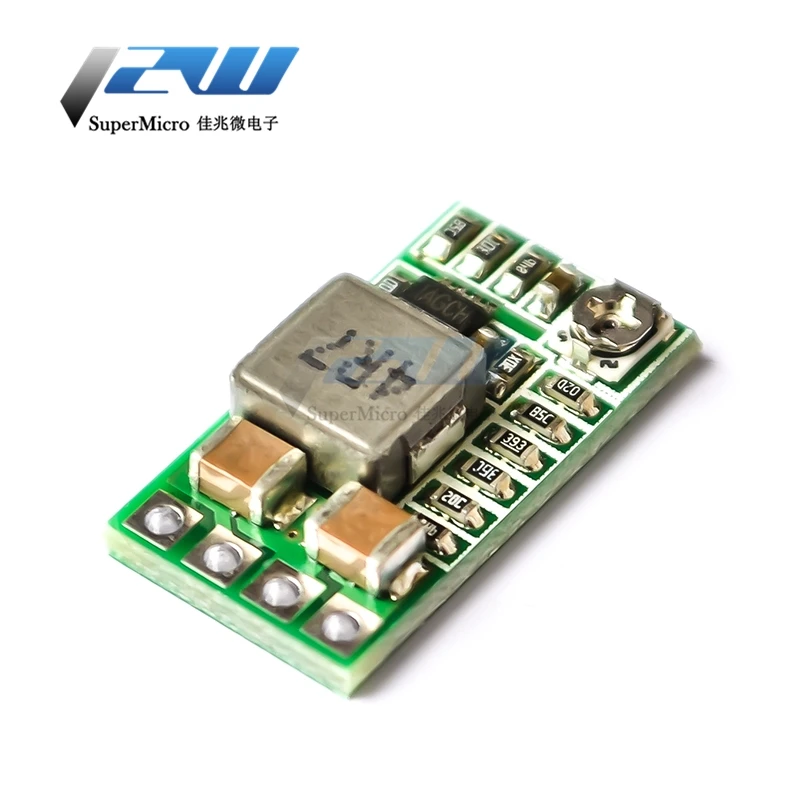 Ultra-Small Size DC-DC Step Down Power Supply Module 3A Buck Converter Adjustable 1.8V 2.5V 3.3V 5V 9V 12V