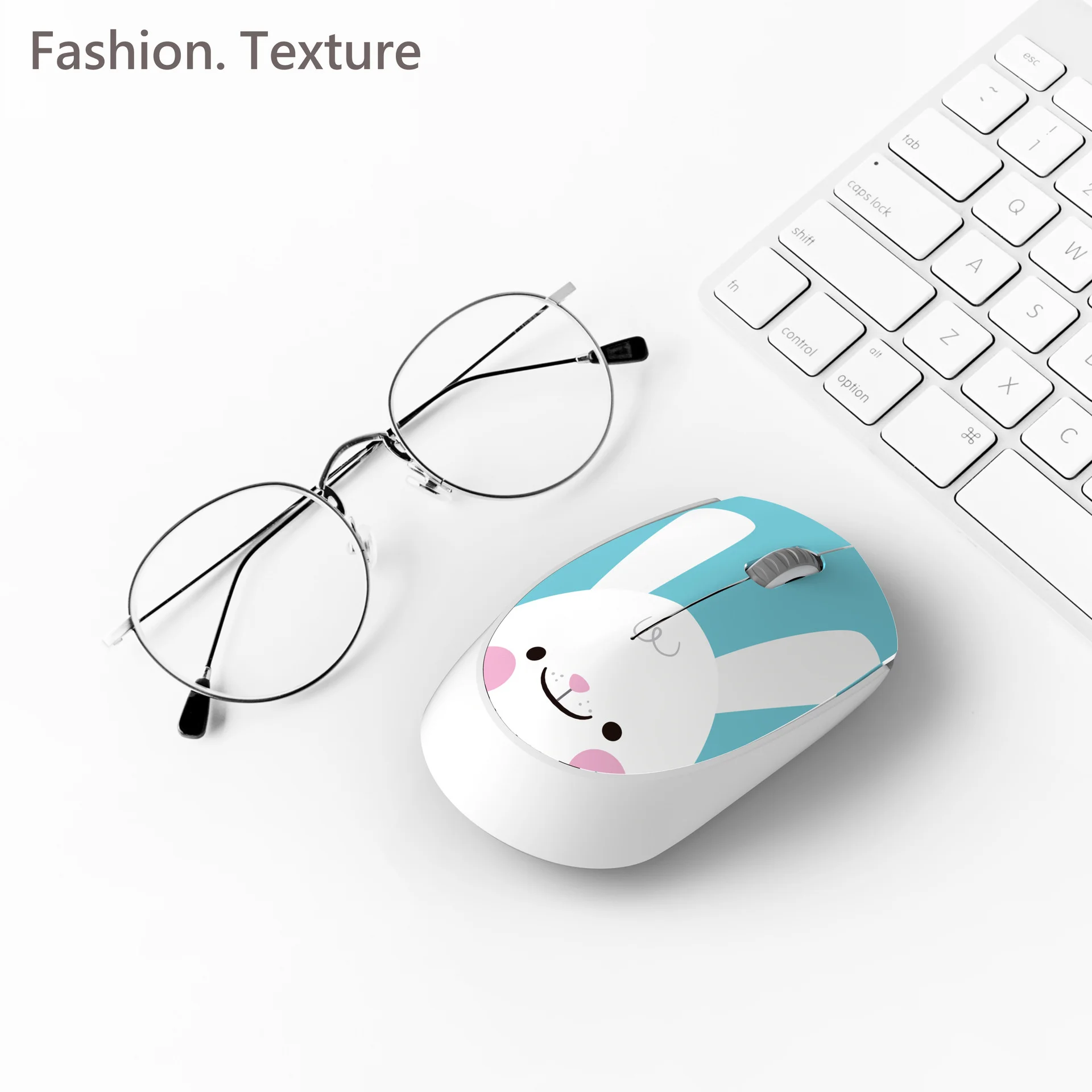 Cute Pink Mouse 2.4G Wireless USB Mini Rechargeable Ergonomic Gift Mause Cartoon Computer Silent Click Optical Mice for Kids