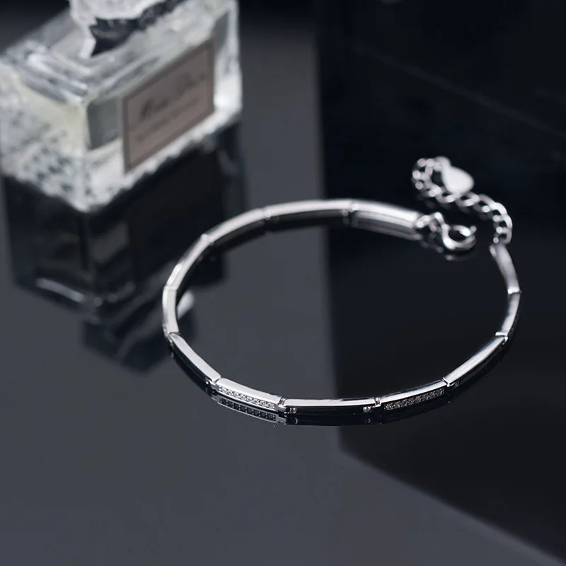 La Monada Fine Silver 925 Jewelry Bracelet Female Woman Special Chain Minimalist Bracelets For Women Silver 925 Sterling