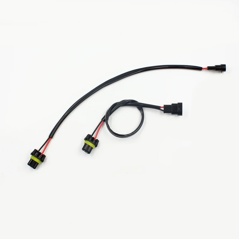 2Pc 9006 HB4 Wire Harness HID Xenon Power Cable Connector Ballast Socket HID Wiring Adapter Conversion Kit wire relay cable 50cm