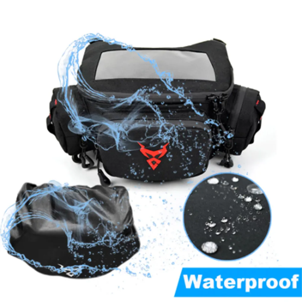 

Motocross Touch Screen Motorcycle Bags Tank Bag Waterproof Multi-functional Waist Bags Moto GPS Phone Holder