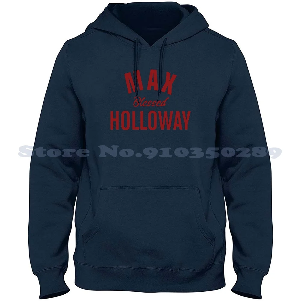 Max Holloway 100% Cotton Hoodie T-Shirt Max Holloway Old School Blessed Alexander Volkanovski Jose