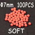 100 piezas rojas de 7x7 mm