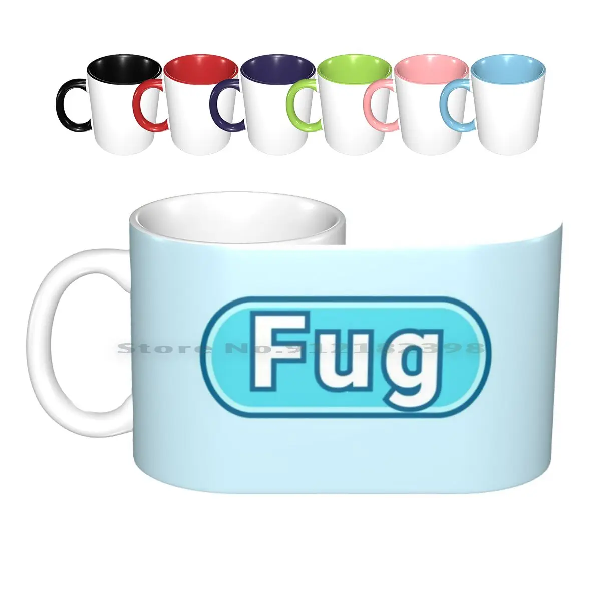 Fug' Badge Logo Ceramic Mugs Coffee Cups Milk Tea Mug Fug Spurdo Sparde Meme Dank Meme Logo Vector Ruby Alpha Sapphire 4chan