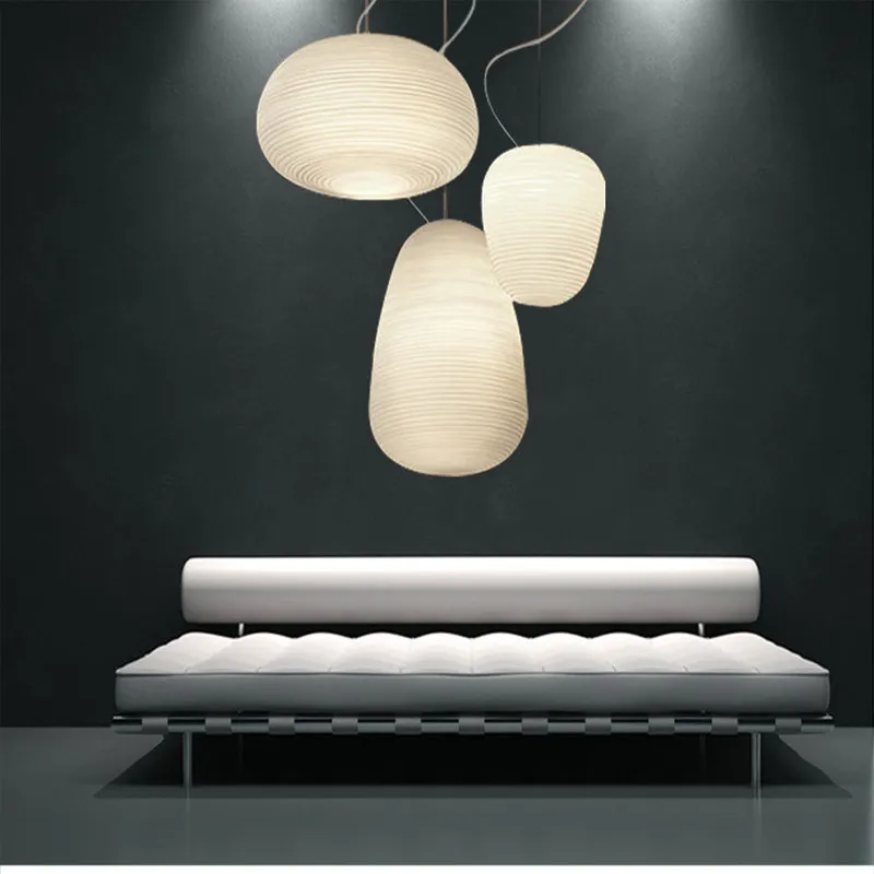 Creative Milky White Glass Lamp Foscarini Rituals Pendant Lamp For Kitchen Living Room Home Decor Dining Table Suspension Light