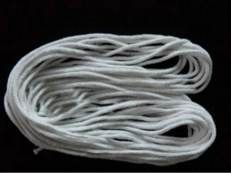 Corda de algodão com comprimento de 3m e diâmetro de 2-8mm, adequada para a fabricação de equipamentos de ensino de laboratório