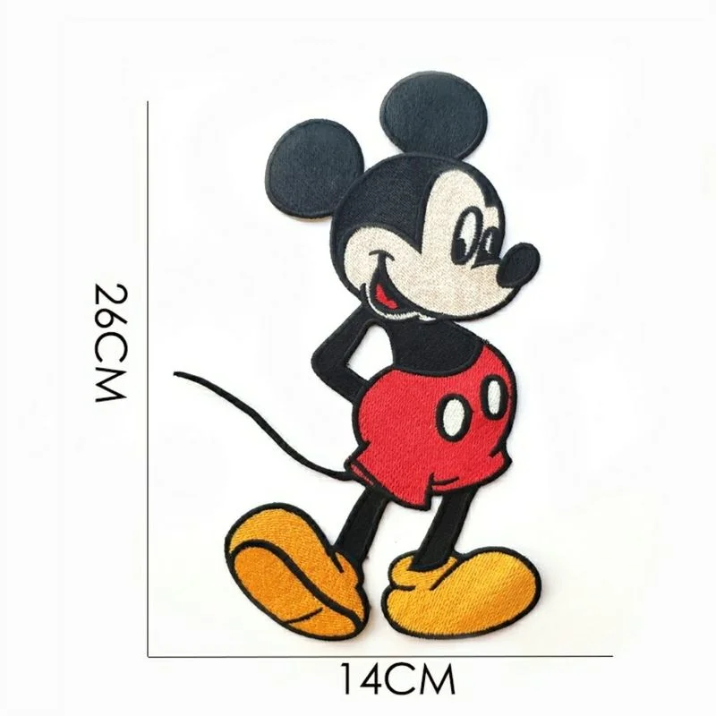 Mickey Mouse Iron on Patches for Kids Jean Pants Sequin Patches for Jeans Jacket Large Mickey Mouse Patch Cute DIY Accessories