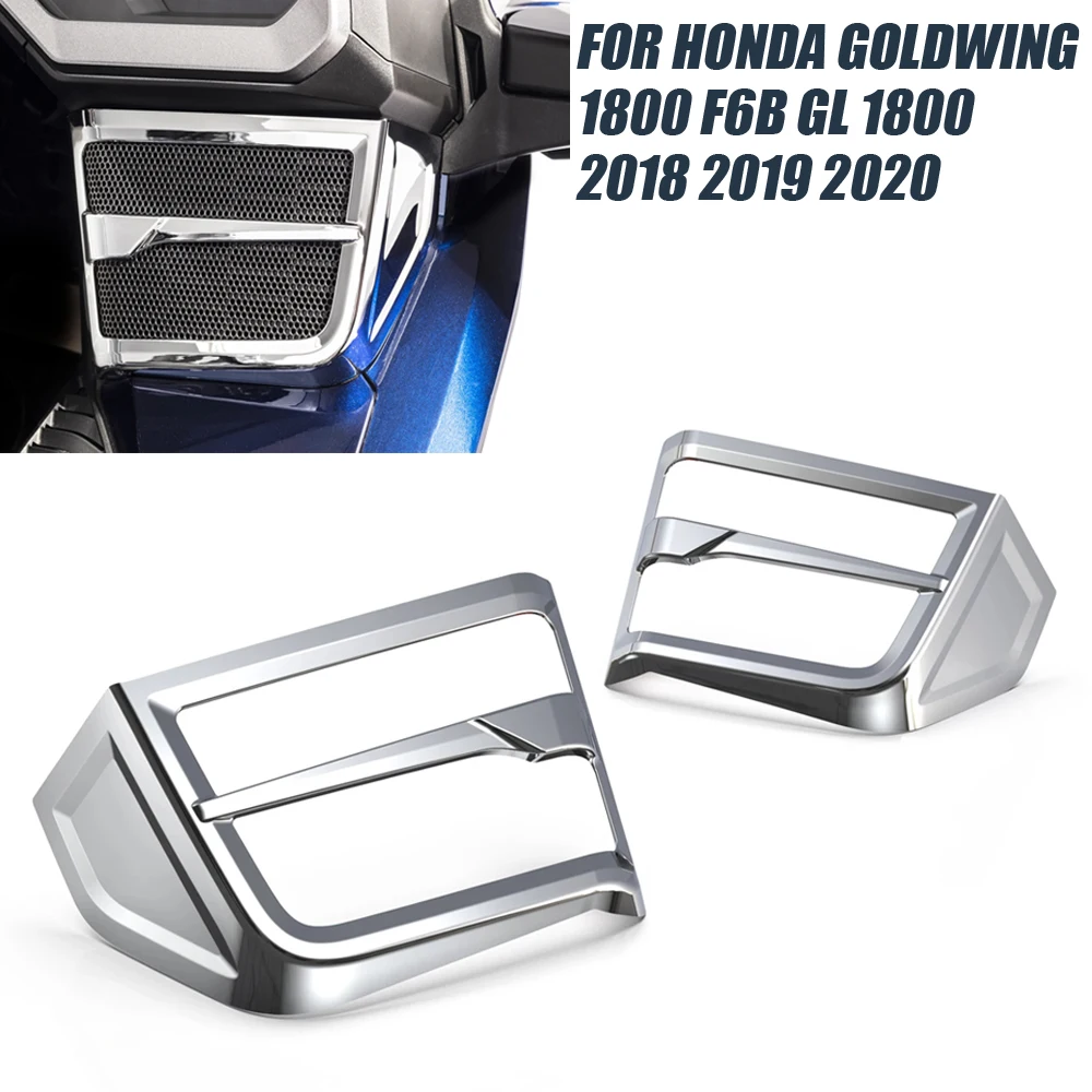 

For Honda Goldwing 1800 F6B GL1800 New Motorcycle Chrome Speaker Grille 2018 2019 2020