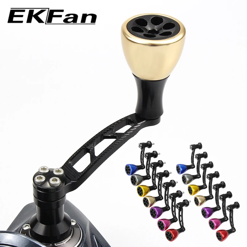 Ekfan 62MM Kołowrotek wędkarski CNC Aluminiowe pokrętła pasujące do kołowrotka spinningowego DAI&SHI