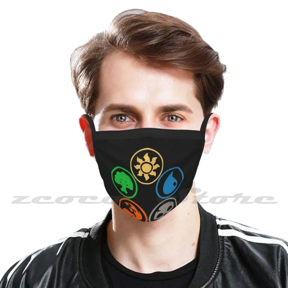 Washable Trending Customized Pm2.5 Filter Mask Magic Game Dnd Deck