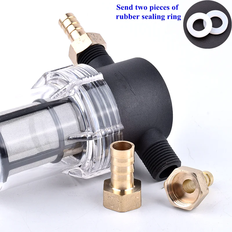 Podlewanie ogrodu filtr 1/2 \'\'ryb akwakultury zbiornik wody filtr pompy nawadnianie rolnicze filtr wstępny myjnia samochodowa sitko