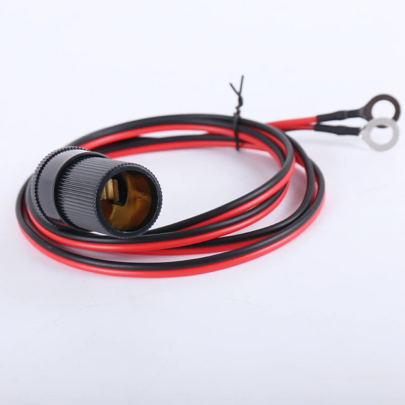 150 cm Positive Negative wire 12V to 24V DC voltage 50w 60w LED searchlight dedicated cigarette lighter extension wire