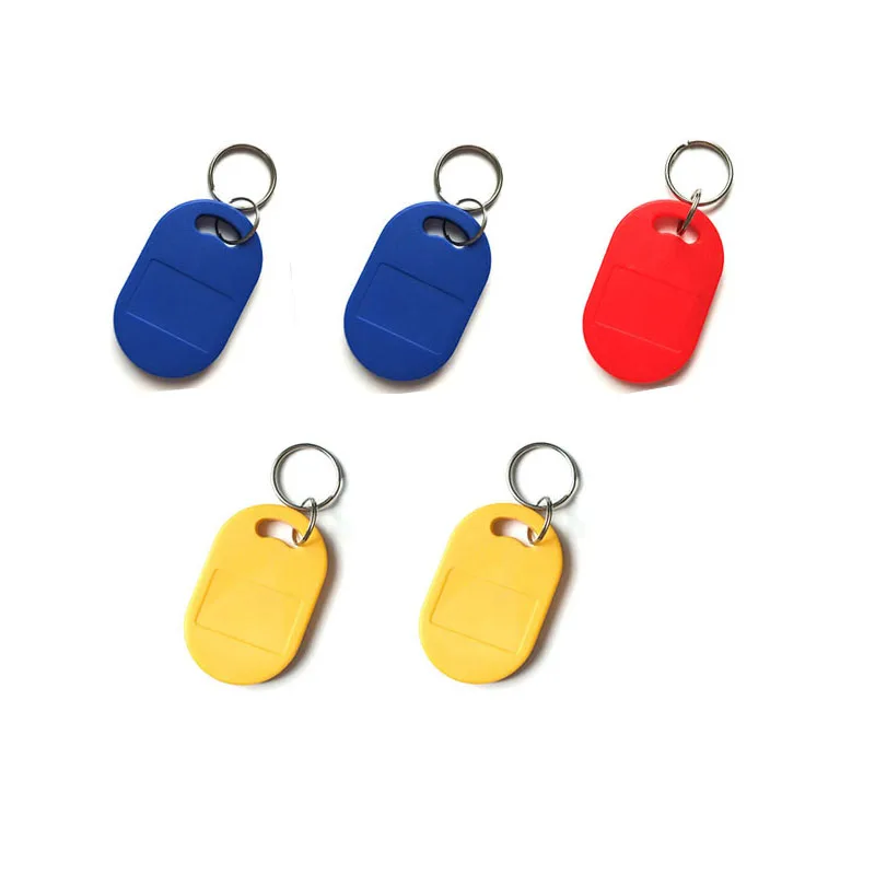 5pcs IC+ID UID Rewritable Composite Key Tags Keyfob Dual Chip Frequency RFID 125KHZ T5577 EM4305+13.56MHZ Changeable Writable