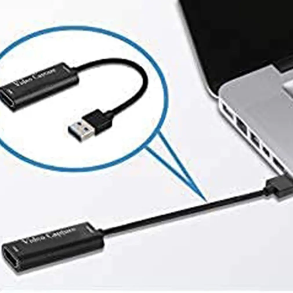 New USB2.0 To HDMI-compatible 60Hz Video Mini Design Capture Card Recorder Live Capture Box Converter For Home Office