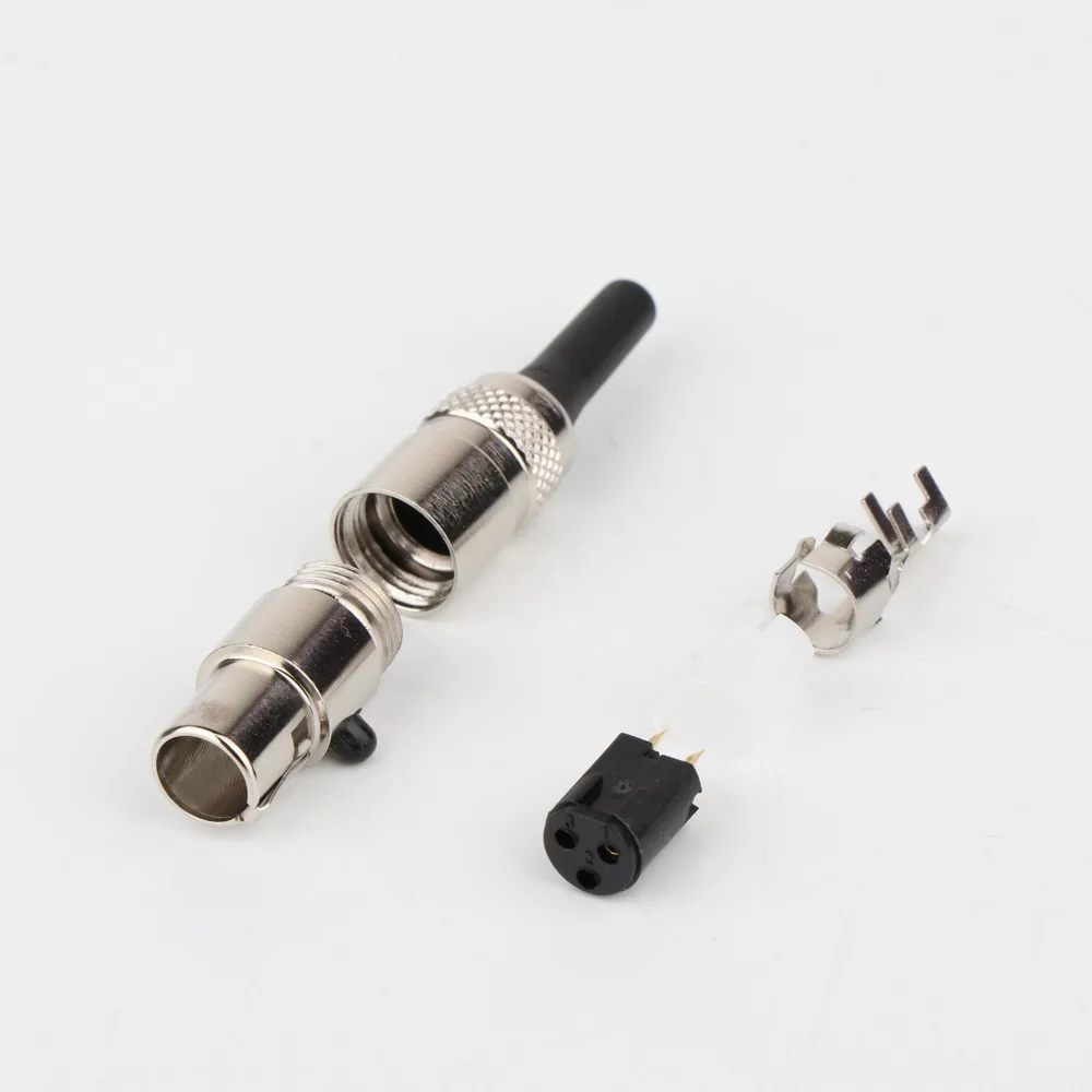 2Pcs High quality SA-117/118 Mini XLR male and female head mini XLR  small card faucet small bee 3P/5P small XLR female head