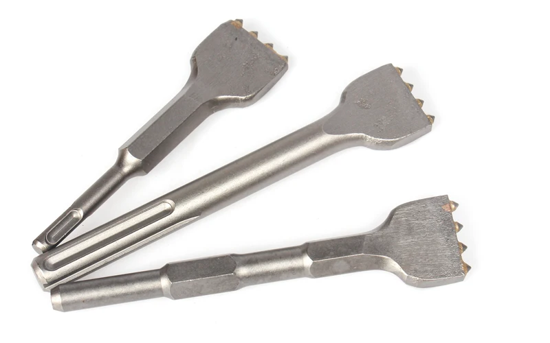 3 Kinds Of Shank Electric Pick Power Tool Electric Hammer YG8C Alloy Chisel Drill Bits for Chiseling Concrete Wall Crank Impact
