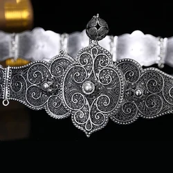 Kaukasischen Ethnische Metall Gürtel Einstellbare Länge Damen Hochzeit Dekorative Schmuck Taille Kette