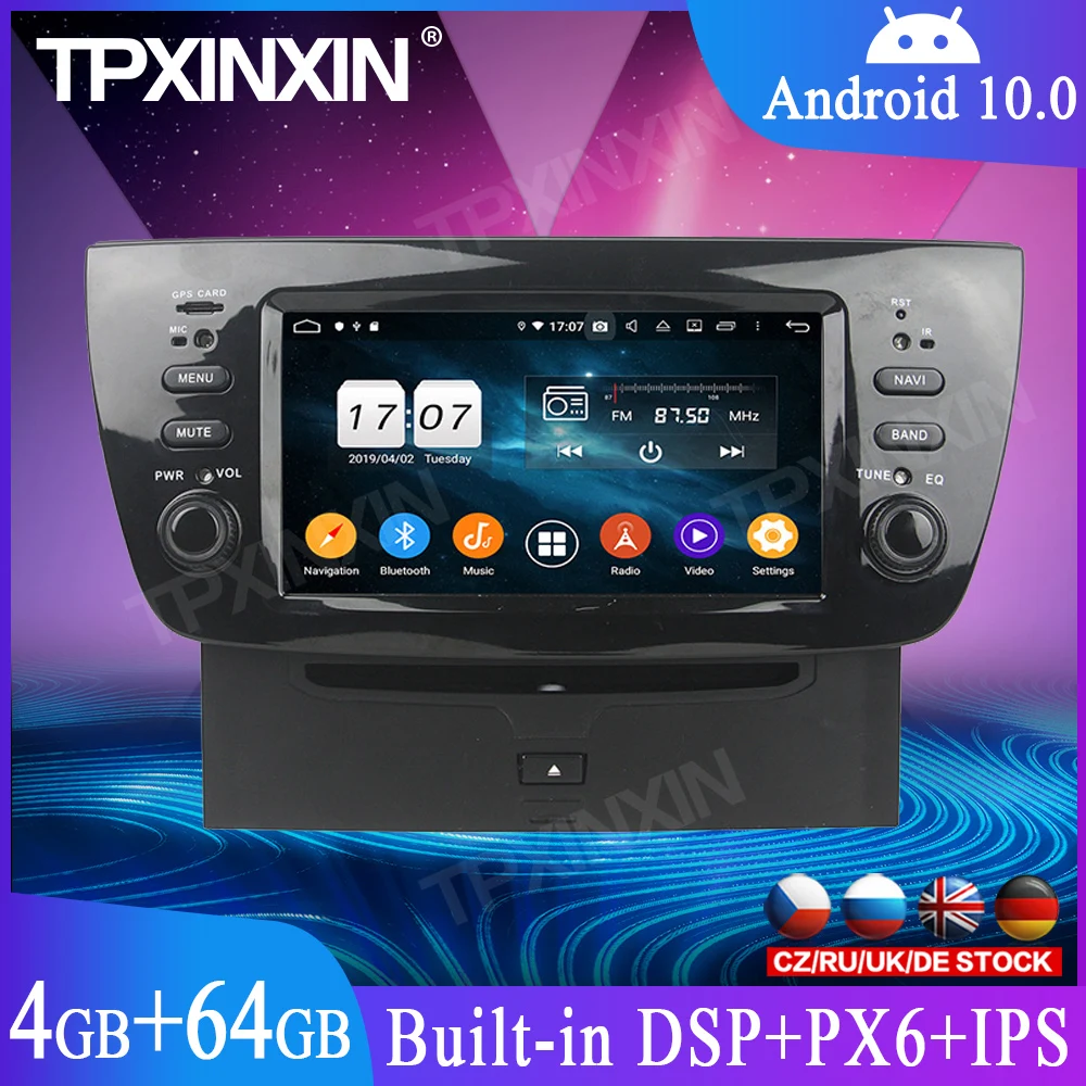 128G Android 10.0 For FIAT DOBLO 2010 2012 2013 2014 Car DVD Player GPS Navigation Car Head Unit Multimedia Player Tape Recorder