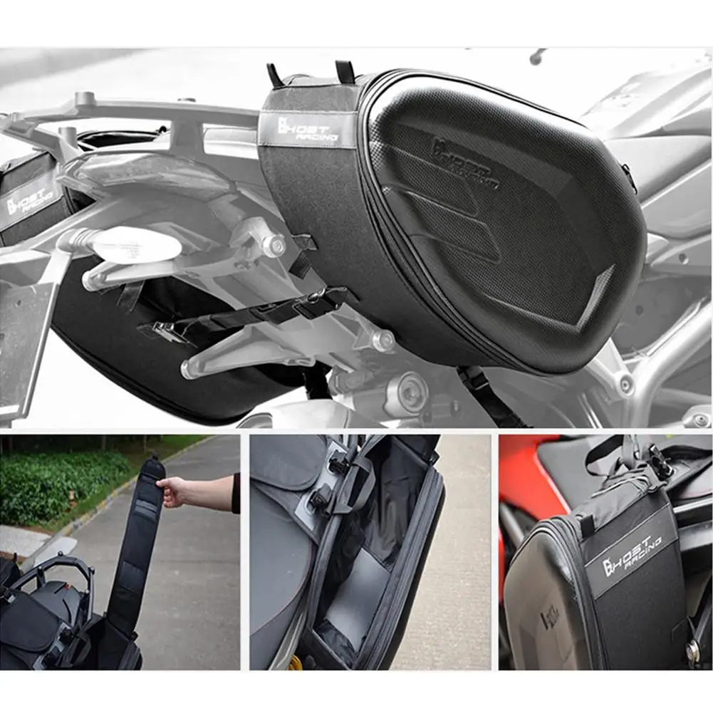 Motorcycle Side Bag Saddle Bag Locomotive Bag Side Bag Bilateral Helmet Bag Multi-Function Travel Riding Bag Motorcycle Riding