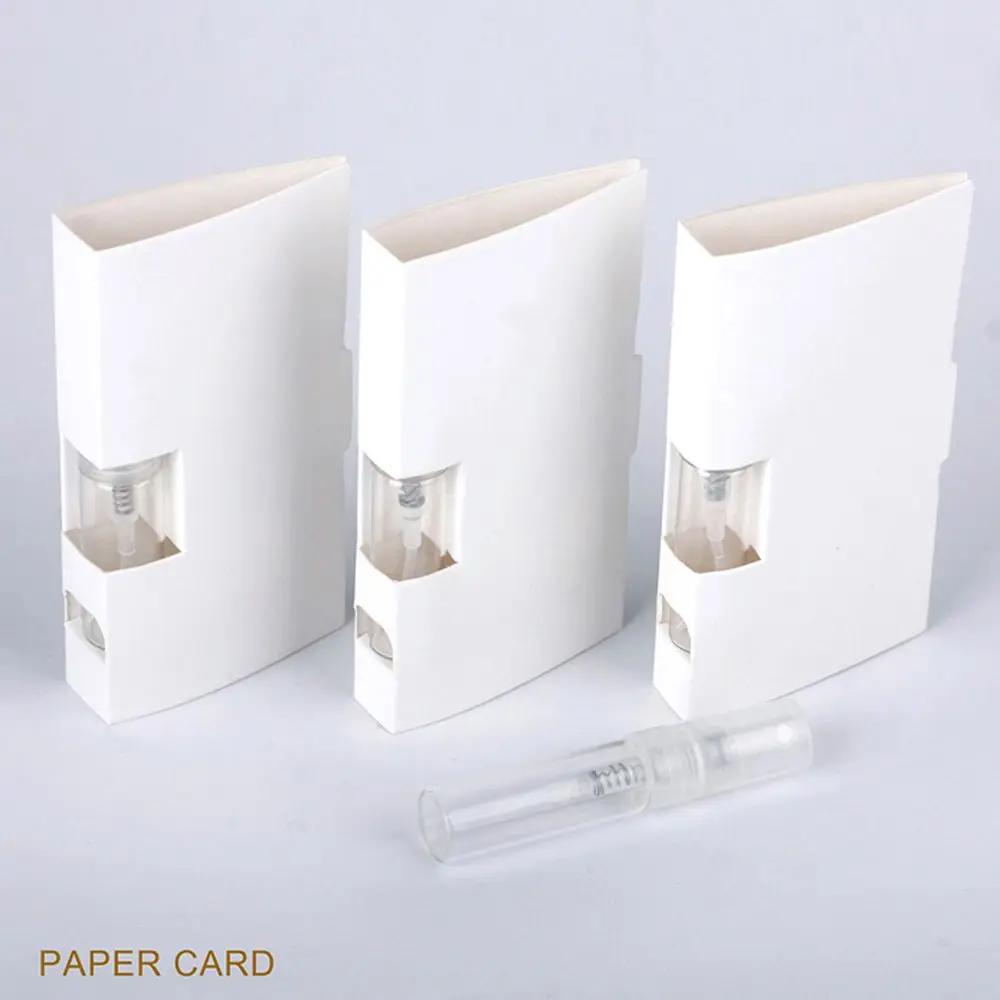 10 Pcs/Set Perfume Bottle Paper Cards Drop Stick Bottle Packaging Test Tube Bottle Trial Pack Perfume Empty Bottle Accessories