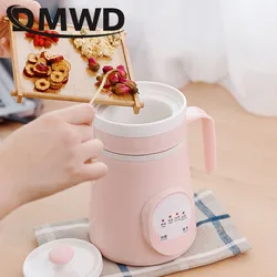 Mini bouilloire à eau électrique en céramique, tasse chauffante thermique, bol de soupe, marmite de santé, Leurs oût, bouillie, cuisinière lente, chauffe-lait 0,6 l