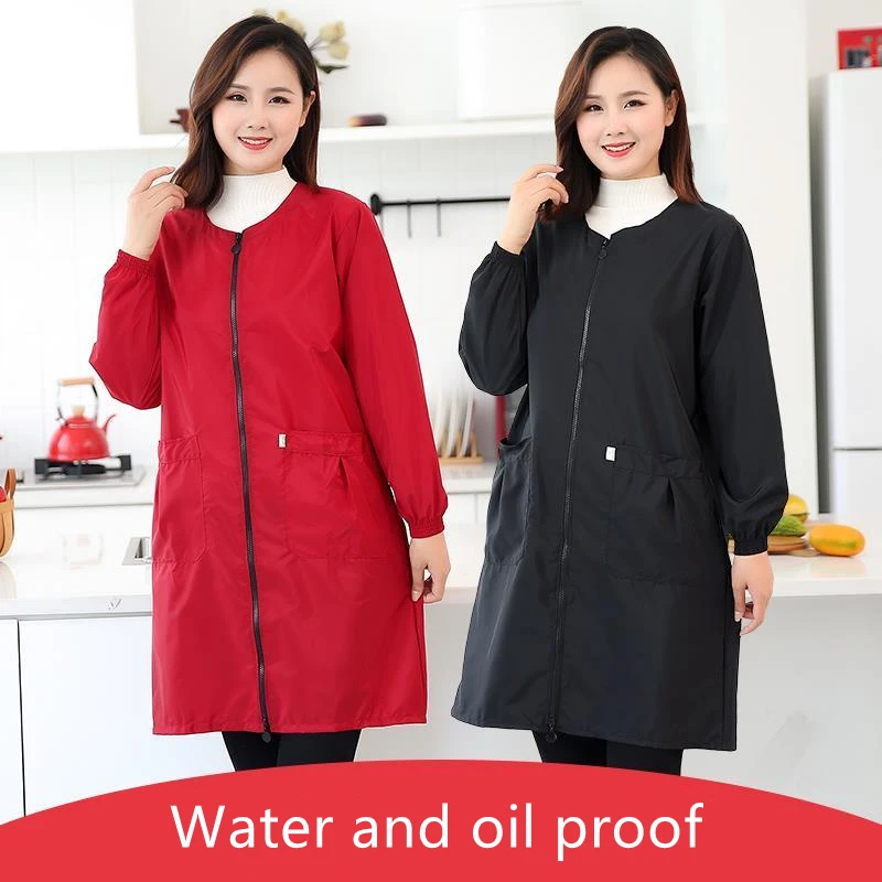 Dog Grooming Uniform Pet Groomer Waterproof Gown Hairdressing Work Clothes Beauty Salon Robe Hairdresser Uniforms Women Y1110