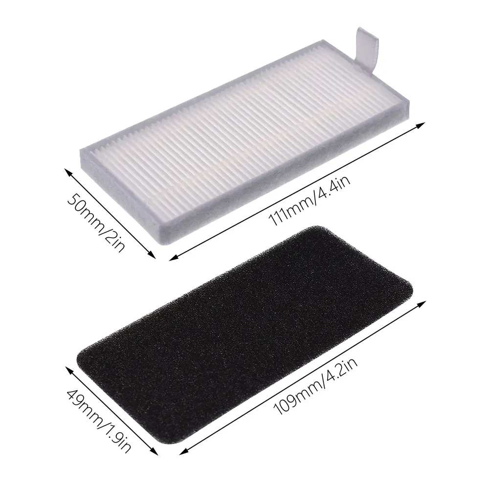 2/3Pc Hepa Lọc Sơ Cấp Cho Ecovacs Deebot N79S N79 DN622 500 N79w N79se Eufy RoboVac 11 11C robot Hút Bụi