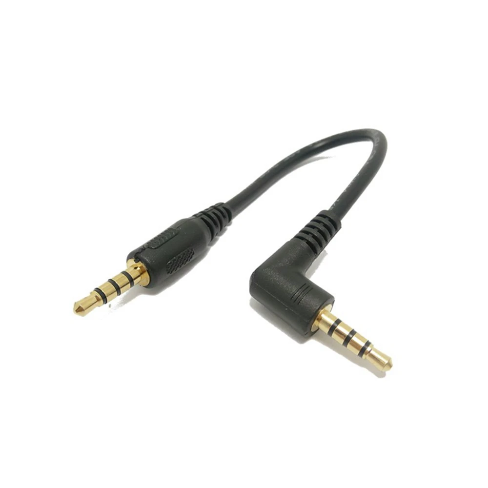 Verkauf! 3,5mm Stecker auf Stecker Jack Audio Kabel zu 3,5mm aux kabel hdmi 90 Grad Rechtwinklig für Auto kopfhörer MP3/4 Aux Ka