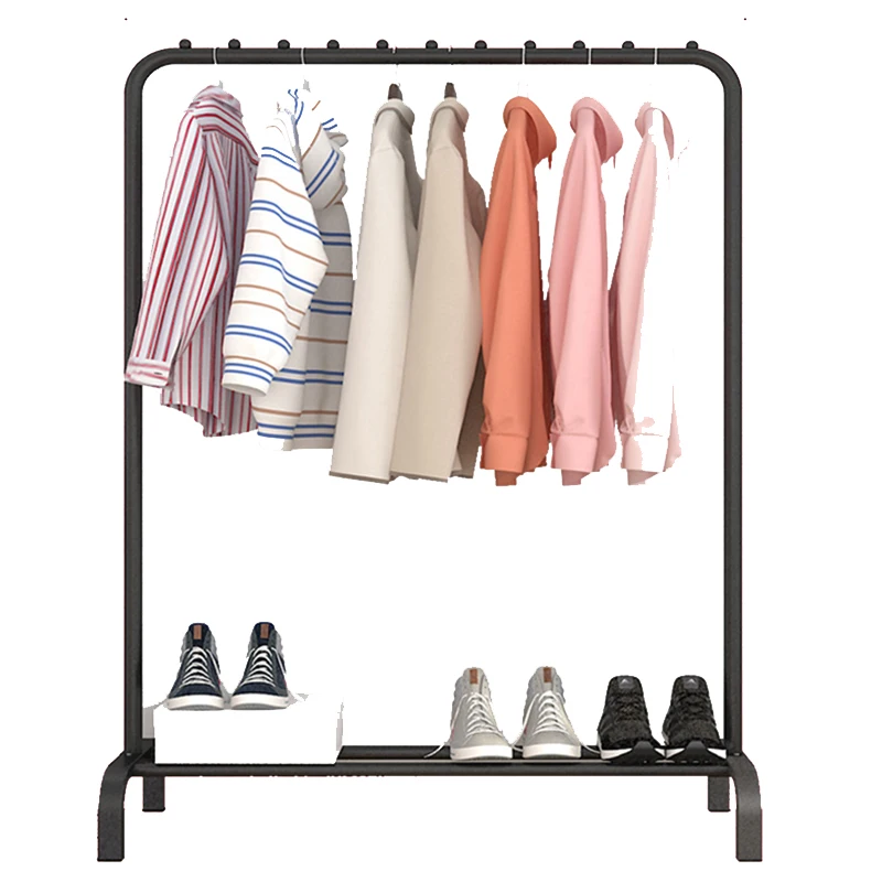 Suporte de metal para roupas, rack para chapéu, cabide de metal moderno para vestidos, chão, móveis para casa