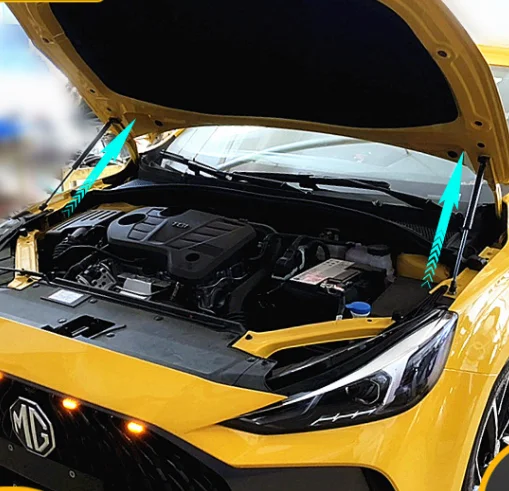 Dla Morris garaże MG 5 2019-2023 przednia maska zmodyfikuj remont siłowniki pneumatyczne sprężyny wsporniki podnośników z włókna węglowego pręt amortyzator